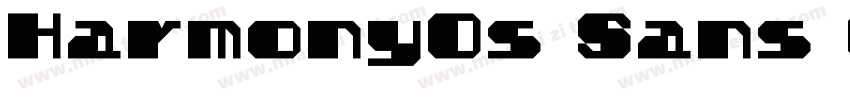 HarmonyOs Sans C 粗体(TrueType) (Wes字体转换
